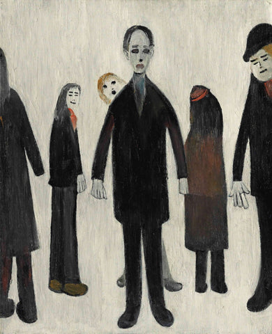 Group of Six People by L S Lowry
