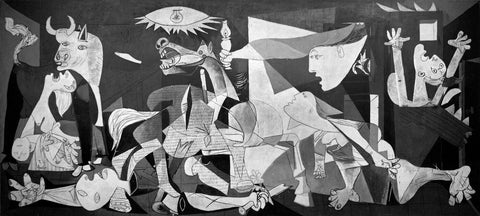 Guernica Canvas Print Rolled • 30x14 inches (On Sale - 25% OFF) by Pablo Picasso