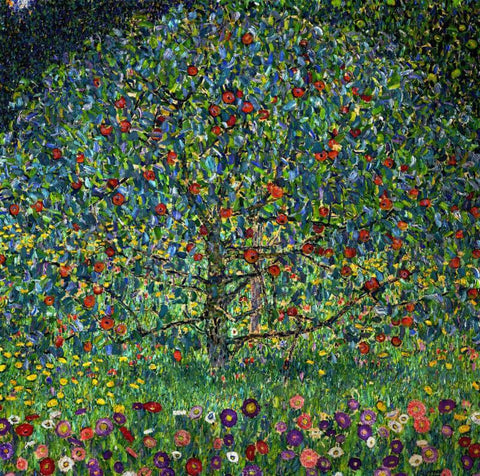 Apple Tree Canvas Print Rolled • 30x30 inches inches (On Sale) by Gustav Klimt
