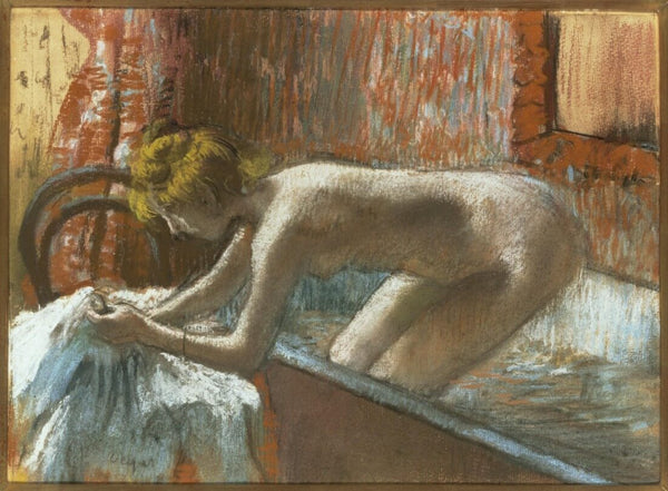 Woman at Her Bath - Canvas Prints
