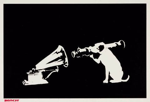 HMV (His Masters Voice) Rocket Dog - Banksy - Graffiti Street Pop Art Painting Poster by Banksy