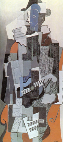 Harlequin by Pablo Picasso