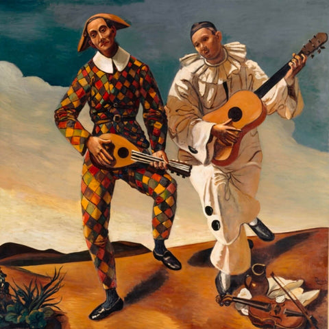 Harlequin And Pierrot by Andre Derain