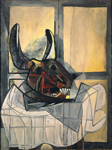 Head Of A Bull (Testa Toro) – Pablo Picasso Painting by Pablo Picasso