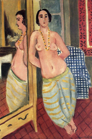 Odalisque Reflected In A Mirror (Odalisque reflétée dans un miroir) – Henri Matisse Painting by Henri Matisse