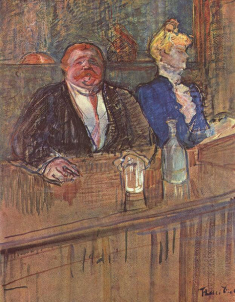 At the Café: The Customer And The Anaemic Cashier, 1898 - Framed Prints