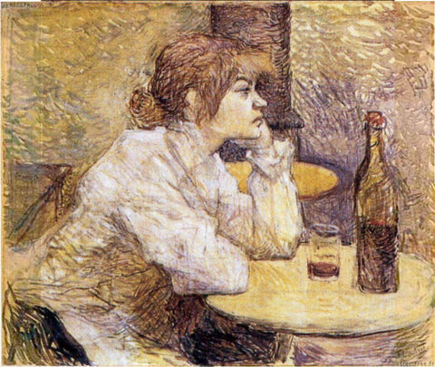 Suzanne Valadon by Henri de Toulouse-Lautrec