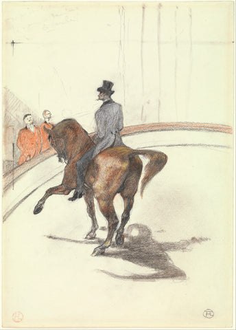 At The Circus: The Spanish Walk (Au Cirque: Le Pas Espagnol) by Henri de Toulouse-Lautrec