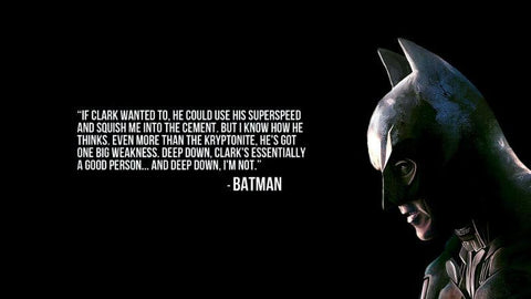 Hollywood Movie Poster - Batman - Quote by Joel Jerry