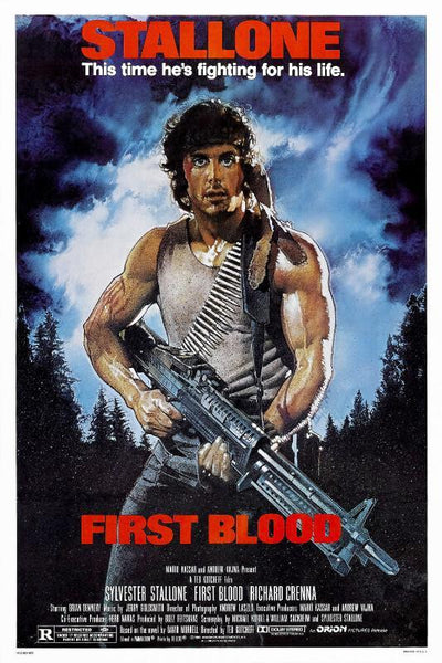 Hollywood Movie Poster - First Blood - Canvas Prints
