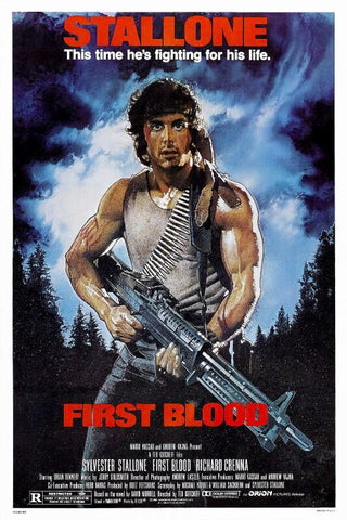 Hollywood Movie Poster - First Blood - Canvas Prints