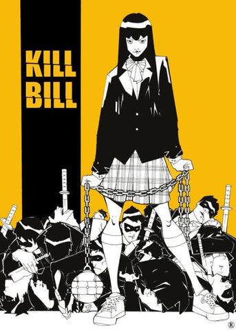 Hollywood Movie Poster - Kill Bill Gogo Yubari by Joel Jerry