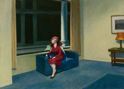 Hotel Window - Edward Hopper Painting -  American Realism Art by Edward Hopper