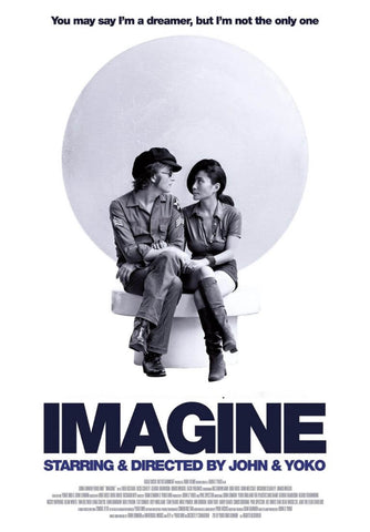 Imagine - John Lennon Yoko Ono - Poster - Large Art Prints by Tallenge Store