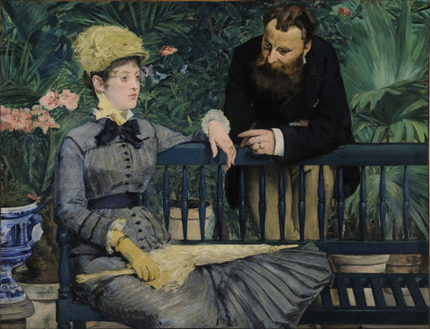 In the Conservatory - Life Size Posters by Édouard Manet