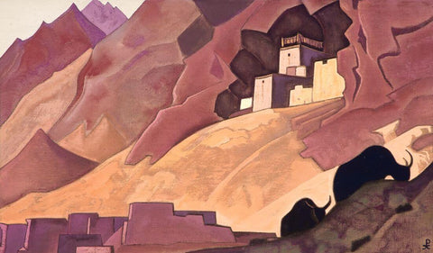 Koksar- Nicholas Roerich Painting – Landscape Art by Nicholas Roerich