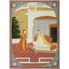 Indian Art - Folio from Geet Govinda - Indian Miniature Painting, Guler Style, 18th century - Canvas Prints