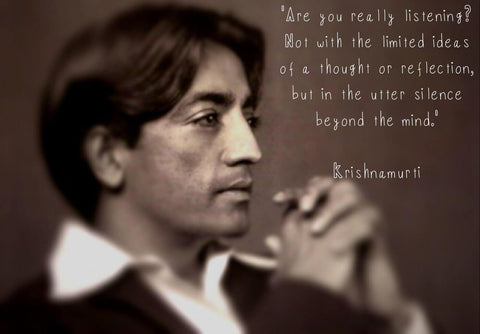 Inspirational Quote - Krishnamurthi by Marckel