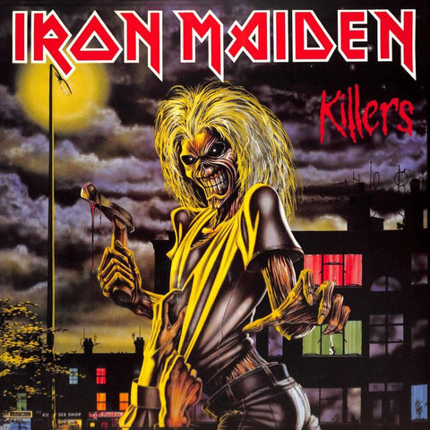 Iron Maiden - Killers - Heavy Metal Hard Rock Music Album Cover Art Poster by Music & Musicians Collection