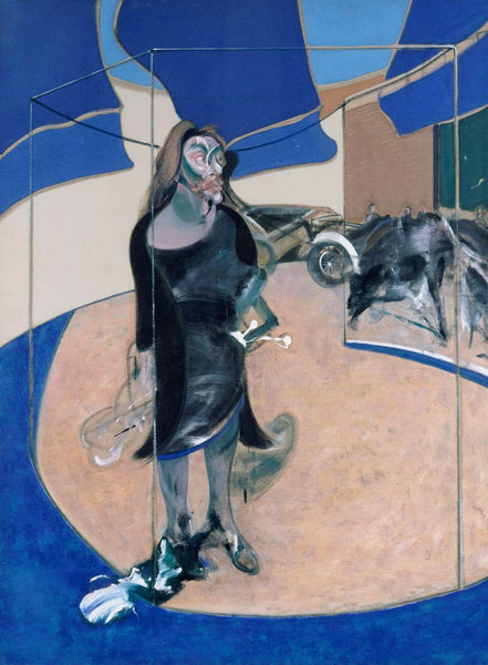 Portrait Of Isabel Rawsthorne Standing In A Street In Soho – Francis Bacon - Abstract Expressionist Painting - Art Prints