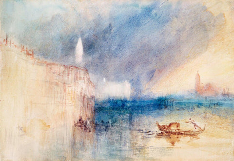 Storm At The Mouth Of The Grand Canal, Venice, C. 1840 by J. M. W. Turner