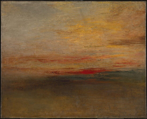 Sunset c.1830–5 by J. M. W. Turner