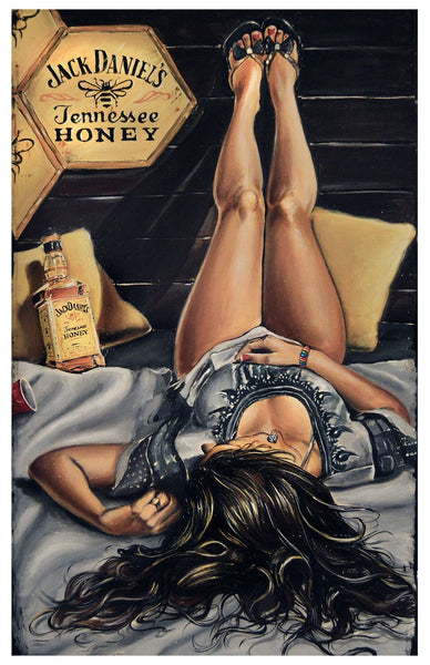 Jack Daniel's Lady - Canvas Prints