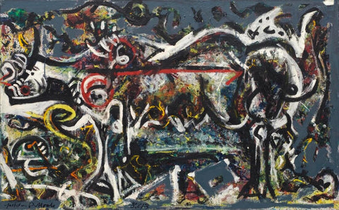 The She Wolf, 1943 by Jackson Pollock