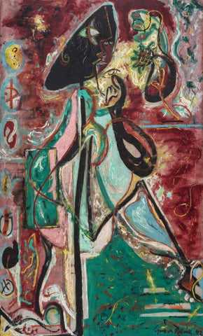 The Moon Woman Version 2 - Jackson Pollock by Jackson Pollock