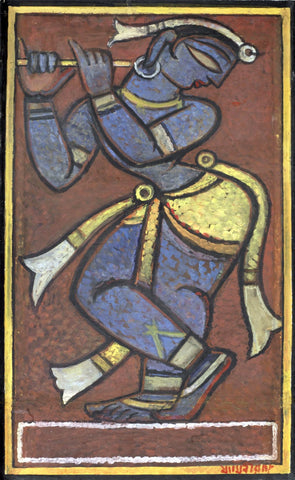 Krishna by Jamini Roy