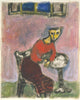 The Cat Transformed Into A Woman (Le Chat Transformé En Femme) - Marc Chagall - Canvas Prints