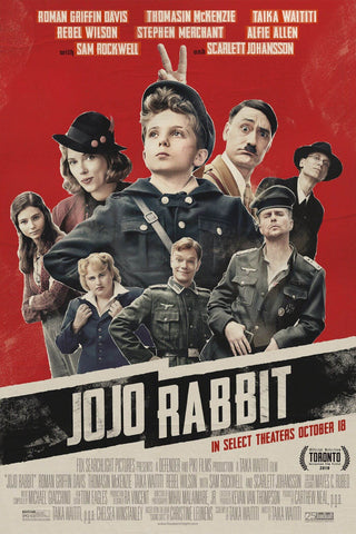 JoJo Rabbit - Taika Watiti - Oscar 2019 - Hollywood War Movie Poster - Canvas Prints by Kaiden Thompson