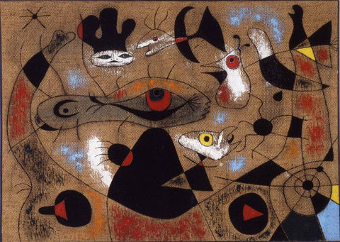 A Drop Of Dew Falling From The Wing Of A Bird Awakens Rosalie Asleep In The Shade Of A Cobweb, 1939 - Posters by Joan Miró