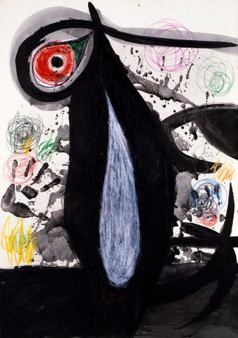 Joan Miró - Femme-personnage-oiseau