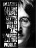 John Lennon - Imagine Lyrics  Graphic Poster - Art Prints