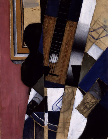 Guitar and Pipe by Juan Gris