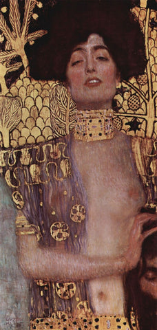 Judith With The Head Of Holofernes by Gustav Klimt