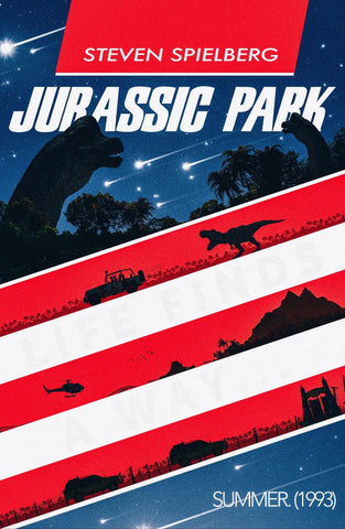 Jurassic Park - Barbasol Can Design - Hollywood Movie Fan Art Poster by Movie Posters