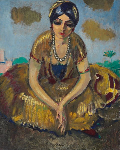 Egyptienne au collier de perles  - Framed Prints