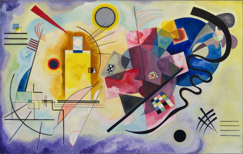 Yellow-Red-Blue, 1925 - Wassily Kandinsky - Canvas Prints