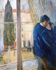 Kiss By The Window – Edvard Munch Painting - Canvas Prints