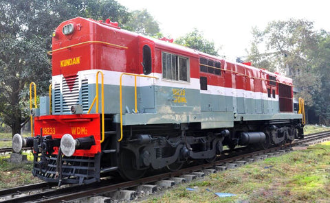 Kundan - First ALCO WDM2 Train Engine Assembled At Varanasi India by Pete