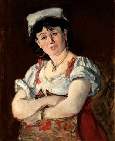 Italian Woman (LItalienne) - Edouard Manet by Édouard Manet