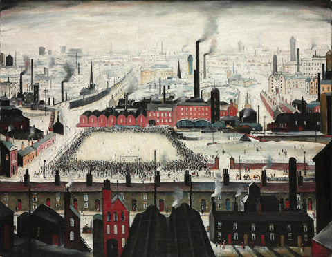 Football Match - L S Lowry by L S Lowry