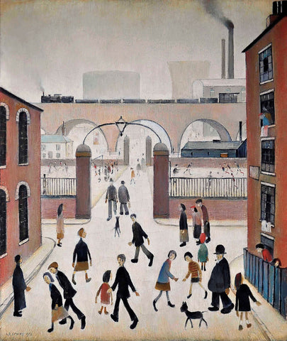 Industrial Landscape - L S Lowry by L S Lowry