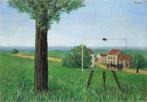 The Fair Captive (La Belle captive) – René Magritte Painting – Surrealist Art Painting by Rene Magritte