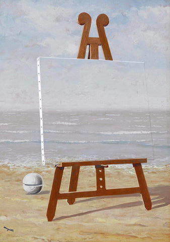 The Beautiful Captive (La Belle Captive) – René Magritte Painting – Surrealist Art Painting by Rene Magritte