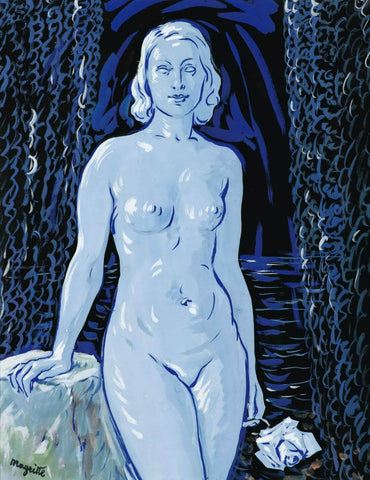 Black Magic (La Magie Noire) – René Magritte Painting – Surrealist Art Painting by Rene Magritte