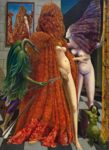 La Toilette De La Mariée - (Attirement Of The Bride) - Life Size Posters by Max Ernst