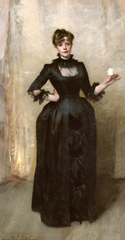 Lady With The Rose - John Singer Sargent Painting by John Singer Sargent